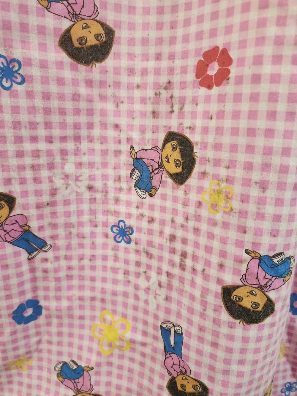 Dora The Explorer Fitted Crib/Toddler Bedsheet